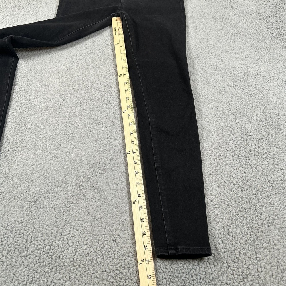 American Eagle Jegging Jeans Womens 6 Black High Rise Skinny Stretch Denim Pants - Picture 12 of 16